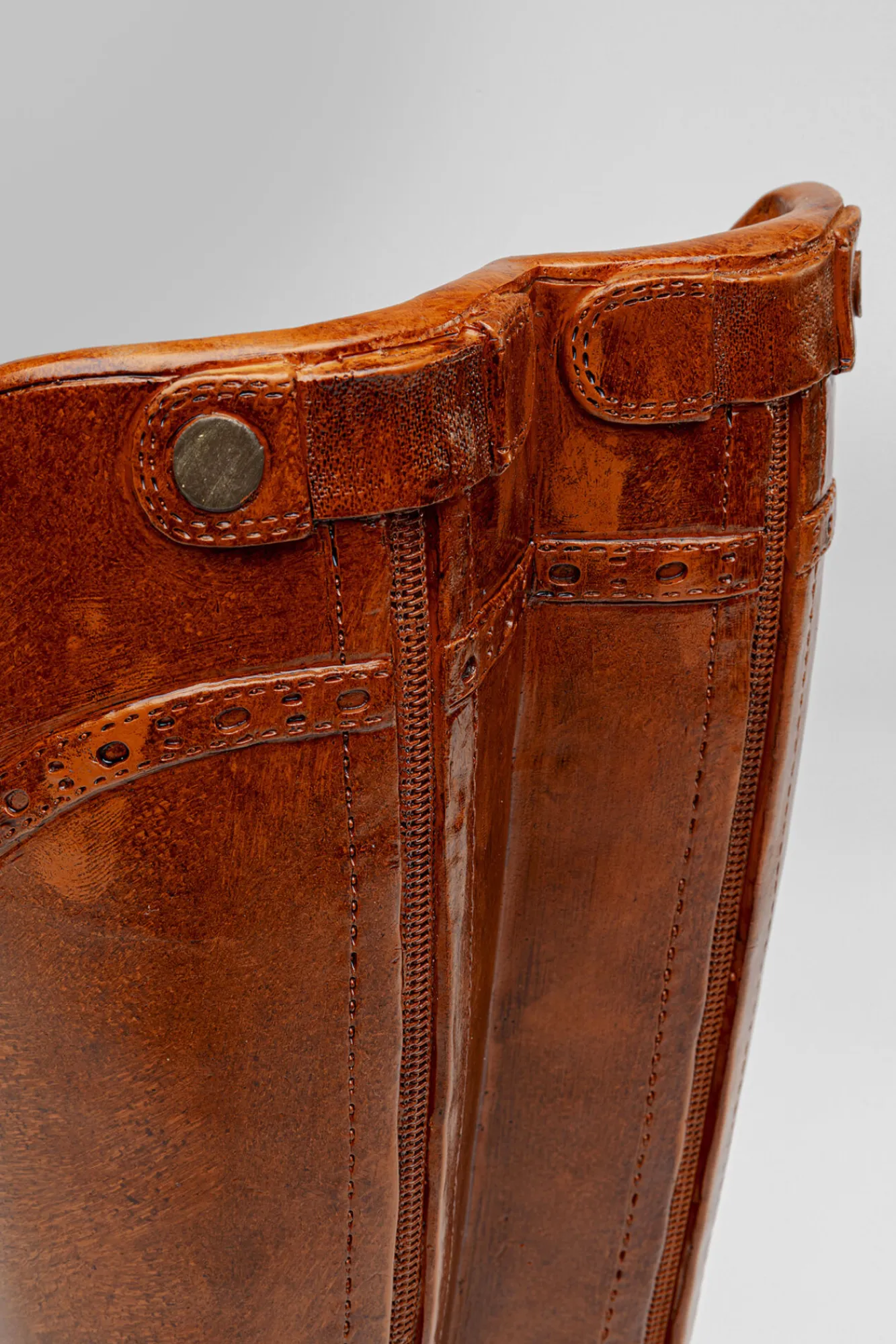 Outlet KARE Design Stojak na parasole w kształcie butów brązowy 26x45 cm - KARE