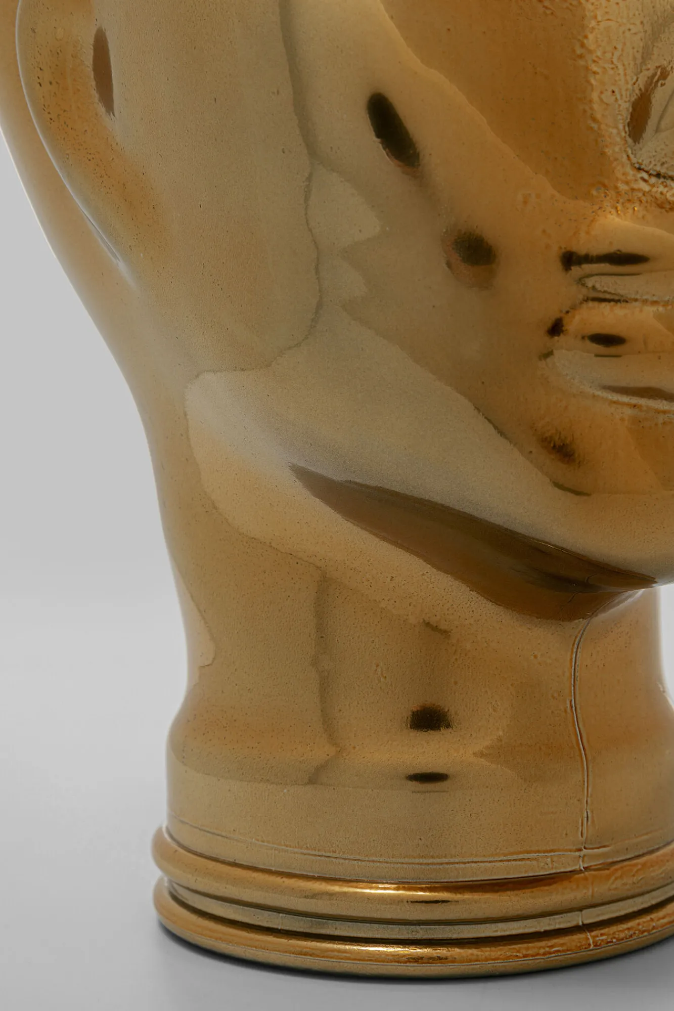 Fashion KARE Design Stojak na słuchawki Mount 21x29 cm złoty - KARE