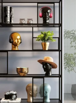 Clearance KARE Design Stojak na słuchawki Mount 21x29 cm brązowy - KARE