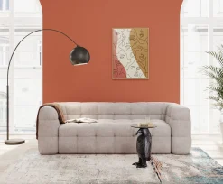 Outlet KARE Design Stolik Animal Ms Penguin Ø32xH49 cm czarny - blat szklany - KARE