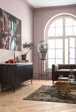 Best KARE Design Stolik Beam White Marble Ø32 cm biały - KARE