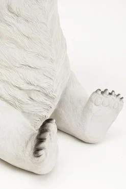 Sale KARE Design Stolik Bear ∅37 cm biały - KARE