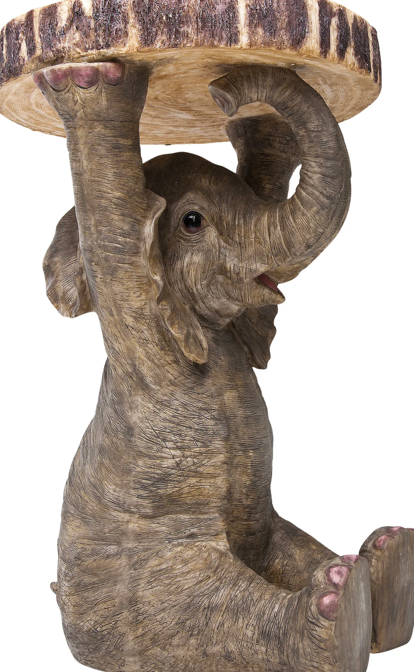 Hot KARE Design Stolik Elephant ∅36 cm brązowy - KARE