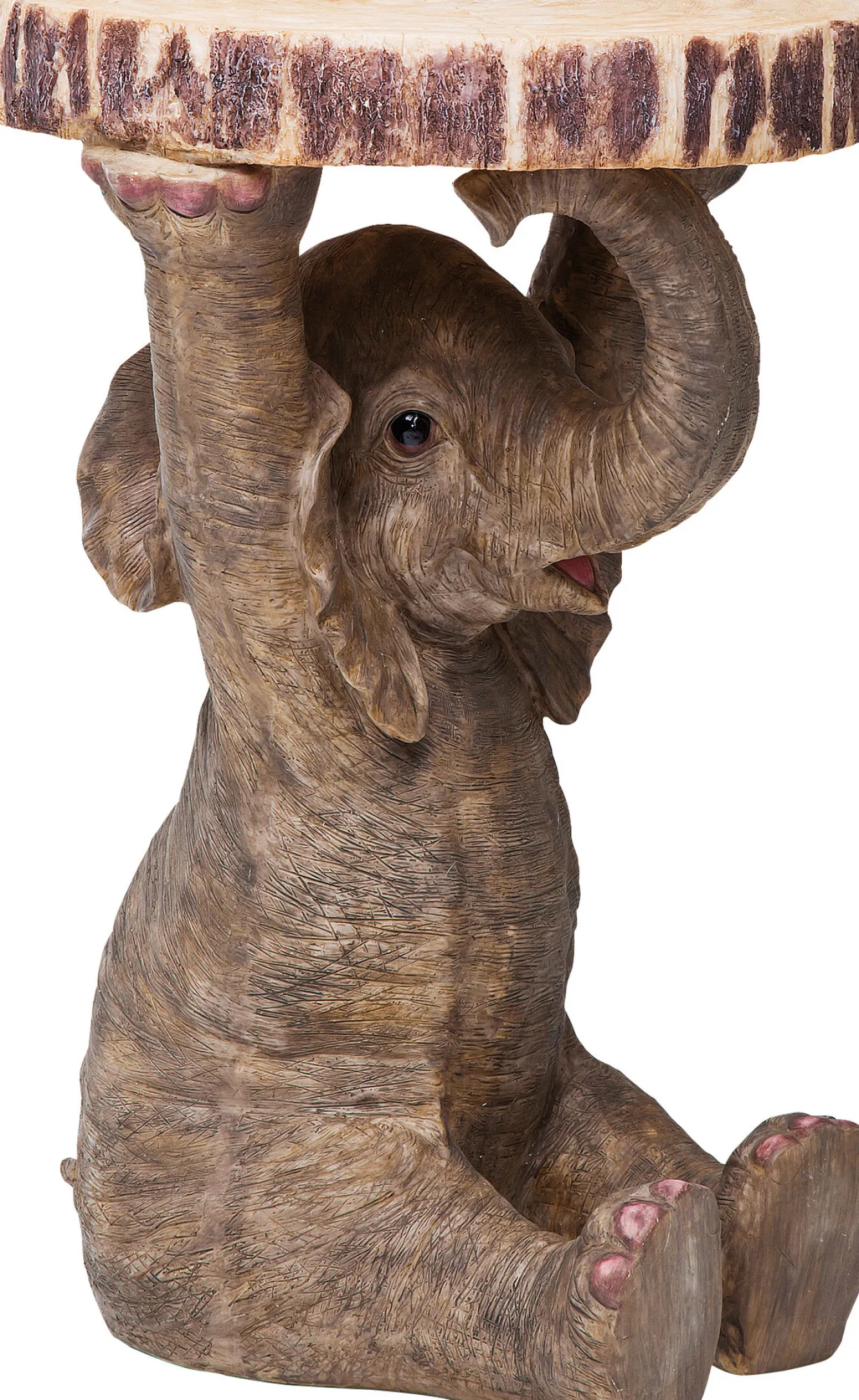 Hot KARE Design Stolik Elephant ∅36 cm brązowy - KARE