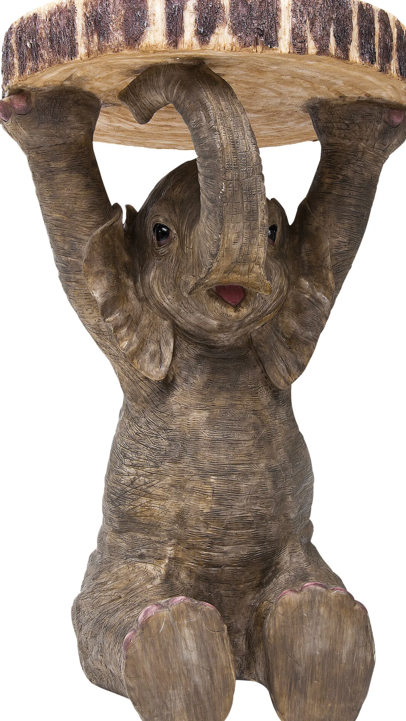 Hot KARE Design Stolik Elephant ∅36 cm brązowy - KARE