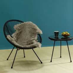 Sale KARE Design Stolik kawowy Acapulco ∅50 cm czarny - KARE