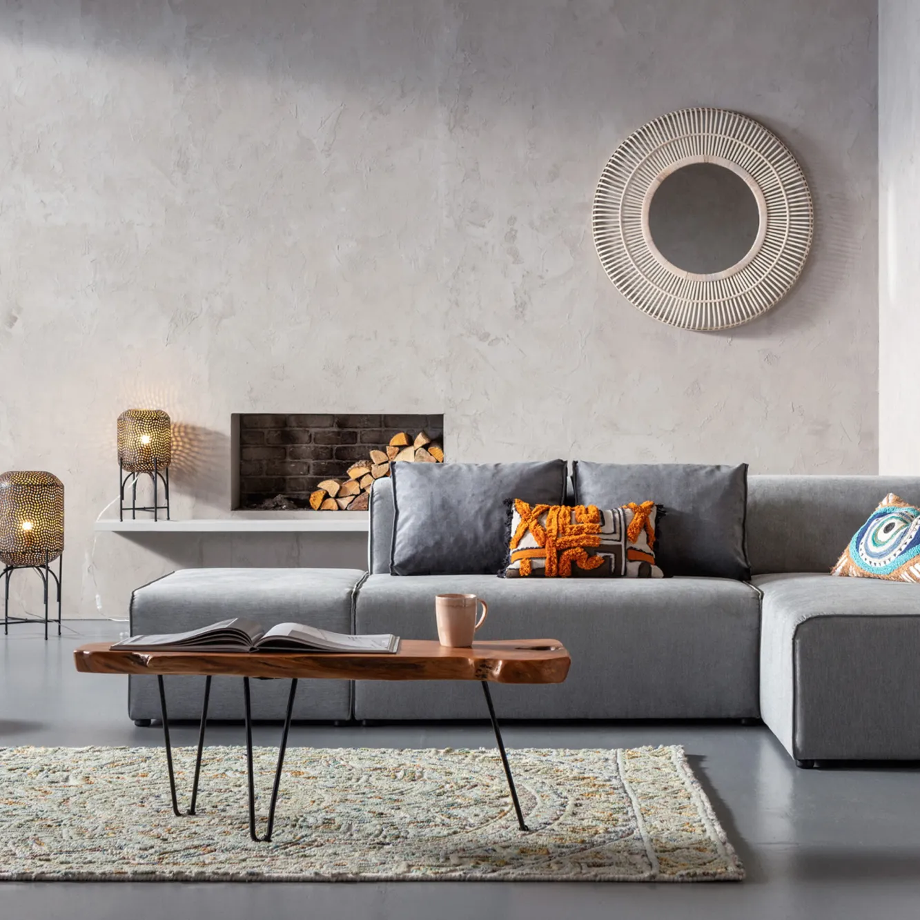 Best KARE Design Stolik kawowy Aspen 106x40 cm drewniany - KARE