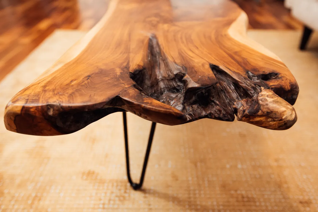 Best KARE Design Stolik kawowy Aspen 106x40 cm drewniany - KARE