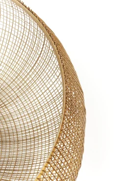 Discount KARE Design Stolik kawowy Cesta Ø105 cm złoty - KARE