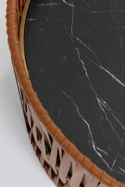 Sale KARE Design Stolik kawowy Copper ∅86 cm brązowy - KARE