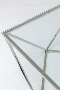 Clearance KARE Design Stolik kawowy Cristallo 80x80 cm srebrny - KARE