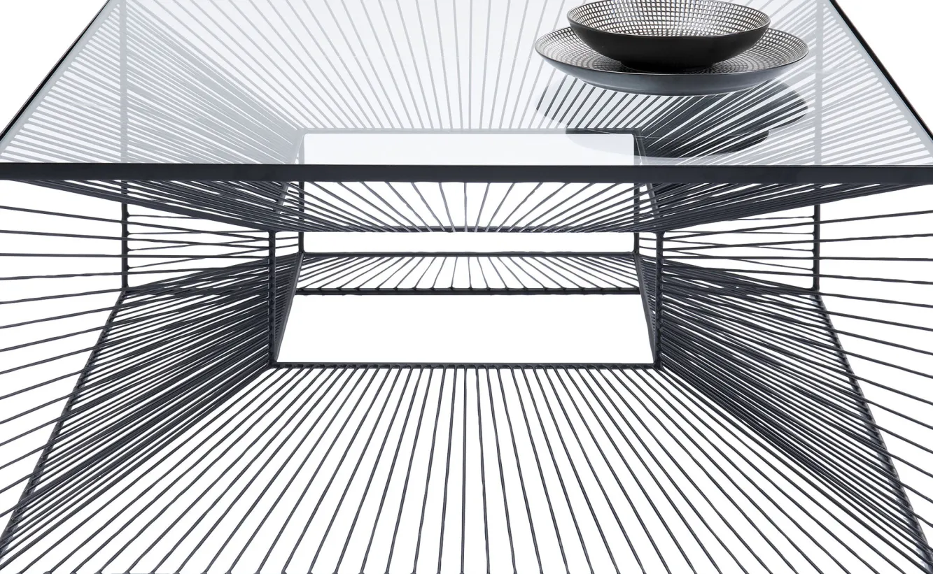 Best KARE Design Stolik kawowy Dimension 80x80 cm czarny - KARE