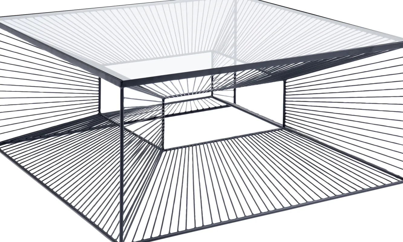 Best KARE Design Stolik kawowy Dimension 80x80 cm czarny - KARE