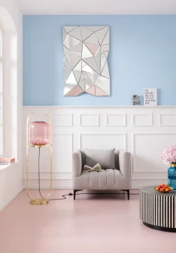 Outlet KARE Design Stolik kawowy Electra Ø75 cm czarno-biały - KARE