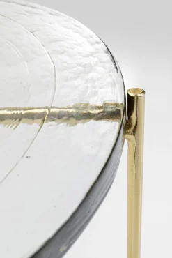 Hot KARE Design Stolik kawowy Ice Ø40xH50 cm blat szklany - KARE
