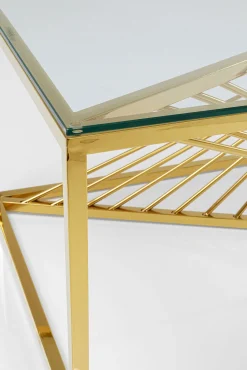 New KARE Design Stolik kawowy Laser 120x60 cm złoty - KARE