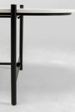 Clearance KARE Design Stolik kawowy Layered 128x55 cm - blat marmur - KARE