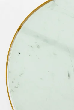 Online KARE Design Stolik kawowy Marble Ø55xH38 cm złoty - KARE