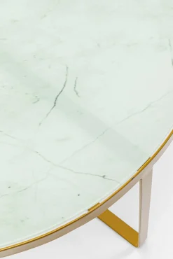 Online KARE Design Stolik kawowy Marble Ø55xH38 cm złoty - KARE