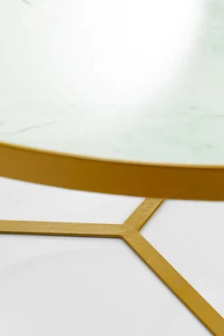 Online KARE Design Stolik kawowy Marble Ø55xH38 cm złoty - KARE