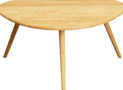 Best KARE Design Stolik kawowy naturalny z drewna dębowego 90x62 cm - KARE