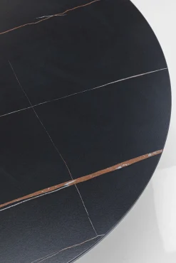 New KARE Design Stolik kawowy obrotowy Beverly 133x80 cm czarny - KARE