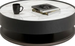 Clearance KARE Design Stolik kawowy okrągły fornir i kamionka Ø93 cm - KARE