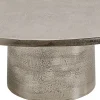 Hot KARE Design Stolik kawowy srebrny z aluminium 87x59 cm - KARE