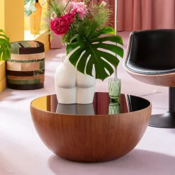 Online KARE Design Stolik kawowy Tear Drops Ø80 cm orzechowy - KARE