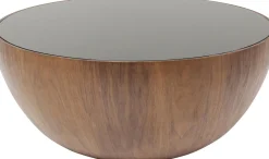 Online KARE Design Stolik kawowy Tear Drops Ø80 cm orzechowy - KARE
