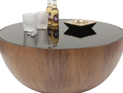 Online KARE Design Stolik kawowy Tear Drops Ø80 cm orzechowy - KARE