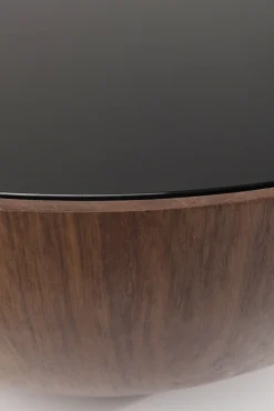 Online KARE Design Stolik kawowy Tear Drops Ø80 cm orzechowy - KARE