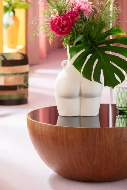 Online KARE Design Stolik kawowy Tear Drops Ø80 cm orzechowy - KARE