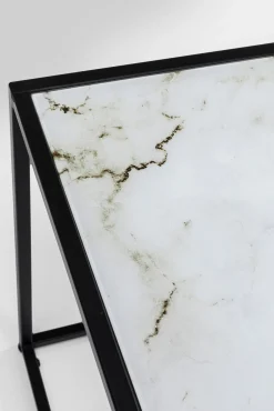 Sale KARE Design Stolik kawowy Twice 100x50 cm czarny - blat szklany - KARE