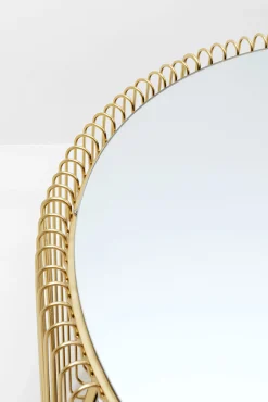 Online KARE Design Stolik kawowy Wire Double mosiężny Ø80cm - KARE