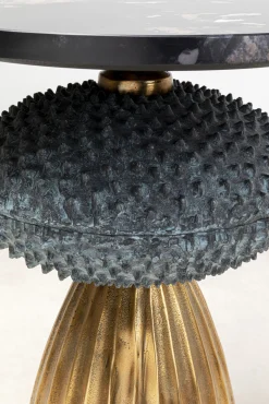 Fashion KARE Design Stolik Masha Ø43xH62 cm - blat marmur - KARE