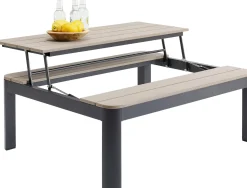 Clearance KARE Design Stolik ogrodowy rozkładany Happy Day 90x71 cm - KARE