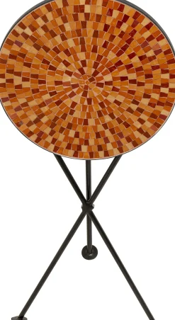 New KARE Design Stolik pomocniczy Clack Mosaic Orange Ø35cm - KARE
