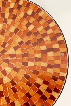 New KARE Design Stolik pomocniczy Clack Mosaic Orange Ø35cm - KARE