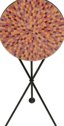 Sale KARE Design Stolik pomocniczy Clack Mosaic Red Ø35cm - KARE