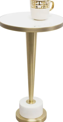 Clearance KARE Design Stolik pomocniczy Coney Marble Ø30cm - KARE