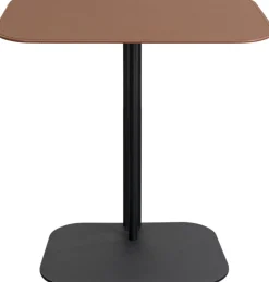 Hot KARE Design Stolik pomocniczy czarno-brązowy blat tapicerowany 61x39 cm - KARE