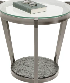 Discount KARE Design Stolik pomocniczy Monocolo Graphite Ø50cm - KARE