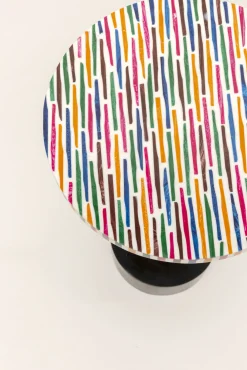 Clearance KARE Design Stolik pomocniczy okrągły kolorowy blat Ø25x50 cm - KARE