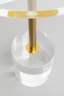 Sale KARE Design Stolik pomocniczy transparentny - stelaż złoty Ø35 cm - KARE
