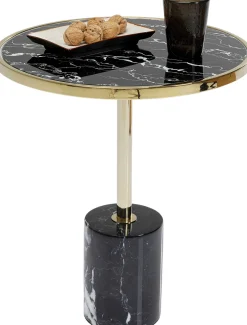 Sale KARE Design Stolik San Luca Base Ø46x53 cm czarny - KARE