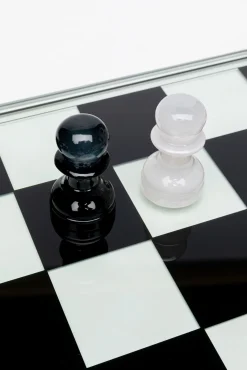 Sale KARE Design Szachy szkło hartowane ręczne wykonanie 60x60 cm - KARE