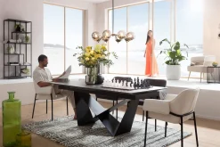 Sale KARE Design Szachy szkło hartowane ręczne wykonanie 60x60 cm - KARE