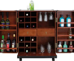 New KARE Design Szafa barowa Colonial 66x83 cm ciemnobrązowa - KARE