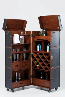 Outlet KARE Design Szafa Barowa Colonial 60x153 cm ciemnobrązowa - KARE